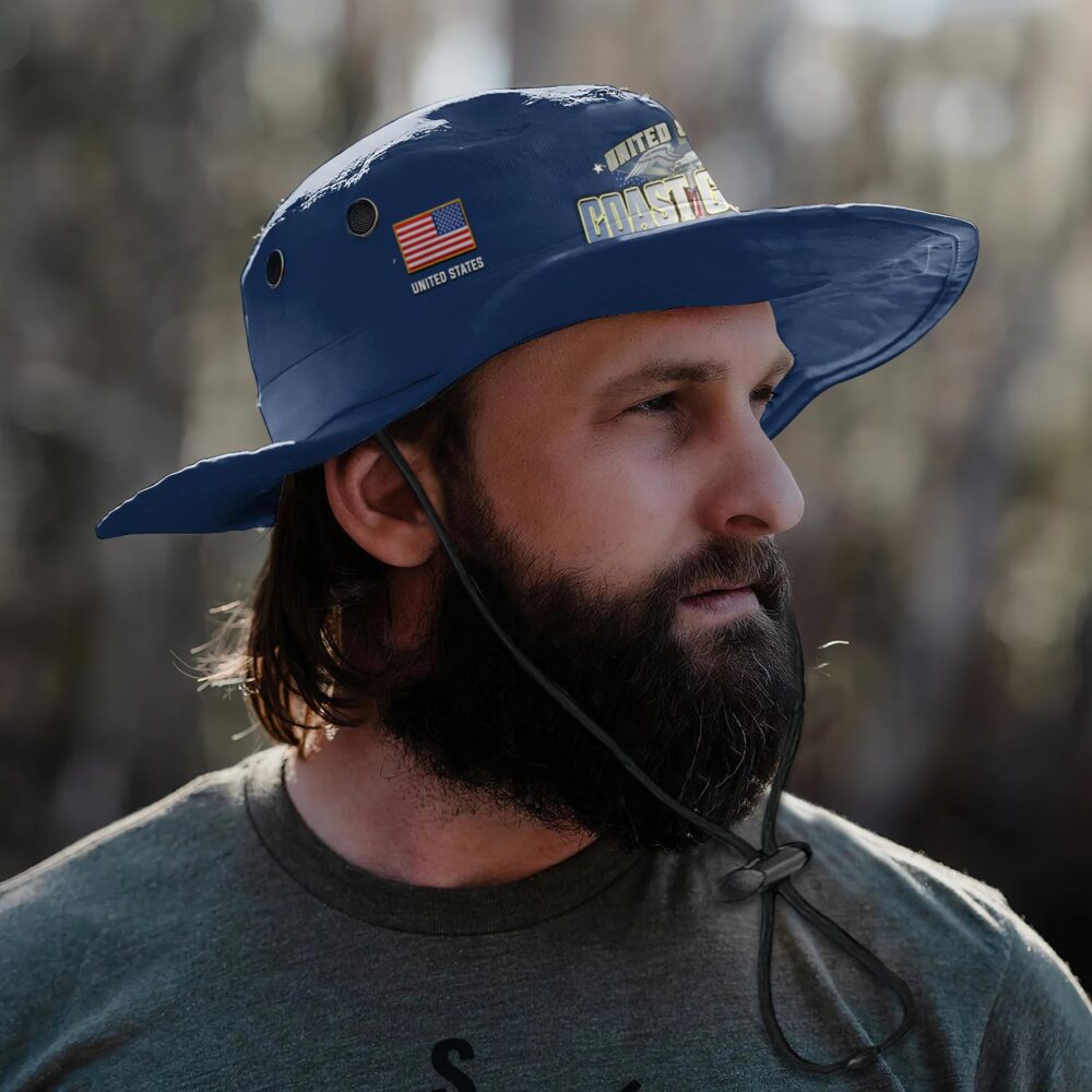 US Coast Guard, E 2 White - Boonie Hat - Image 2