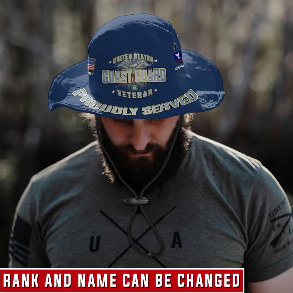 US Coast Guard, E 2 White - Boonie Hat