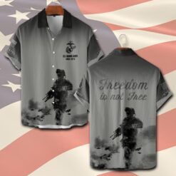 US Marine Corps, E 5 Marines Sergeant - Short Sleeve Button Shirt