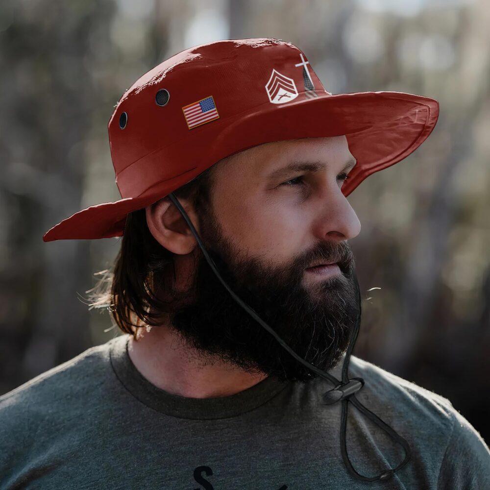 US Marine Corps, E 8 Marines First Sergeant - Boonie Hat - Image 2