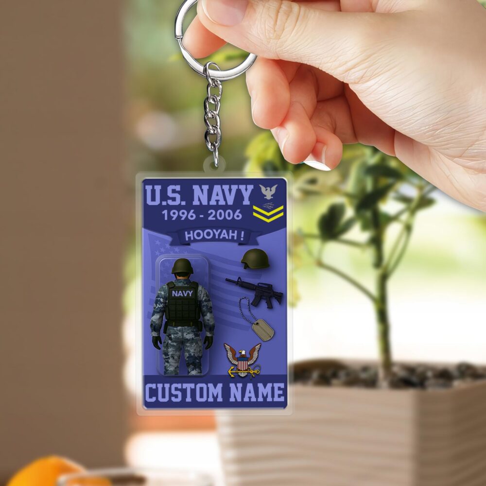 US Navy, Proud To Have Served - Acrylic Keychain - Image 2