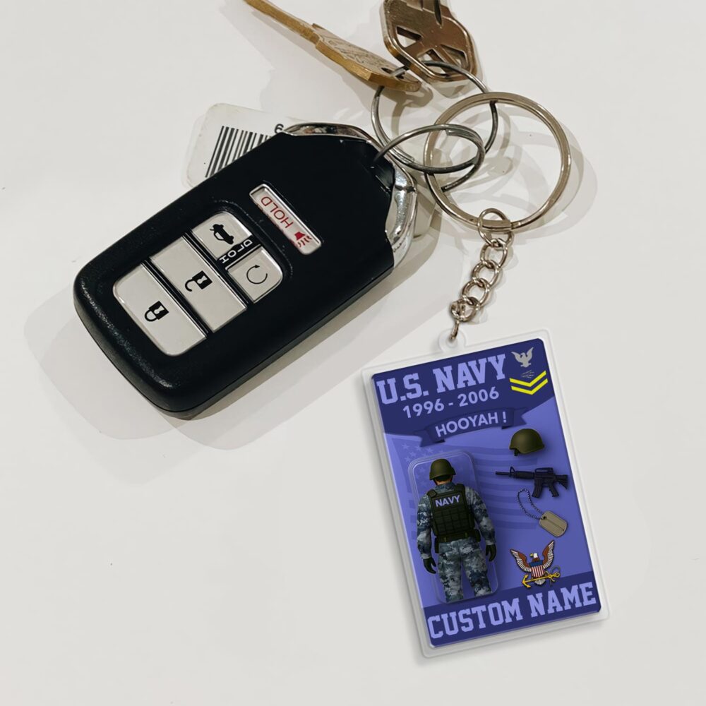 US Navy, Proud To Have Served - Acrylic Keychain - Image 3