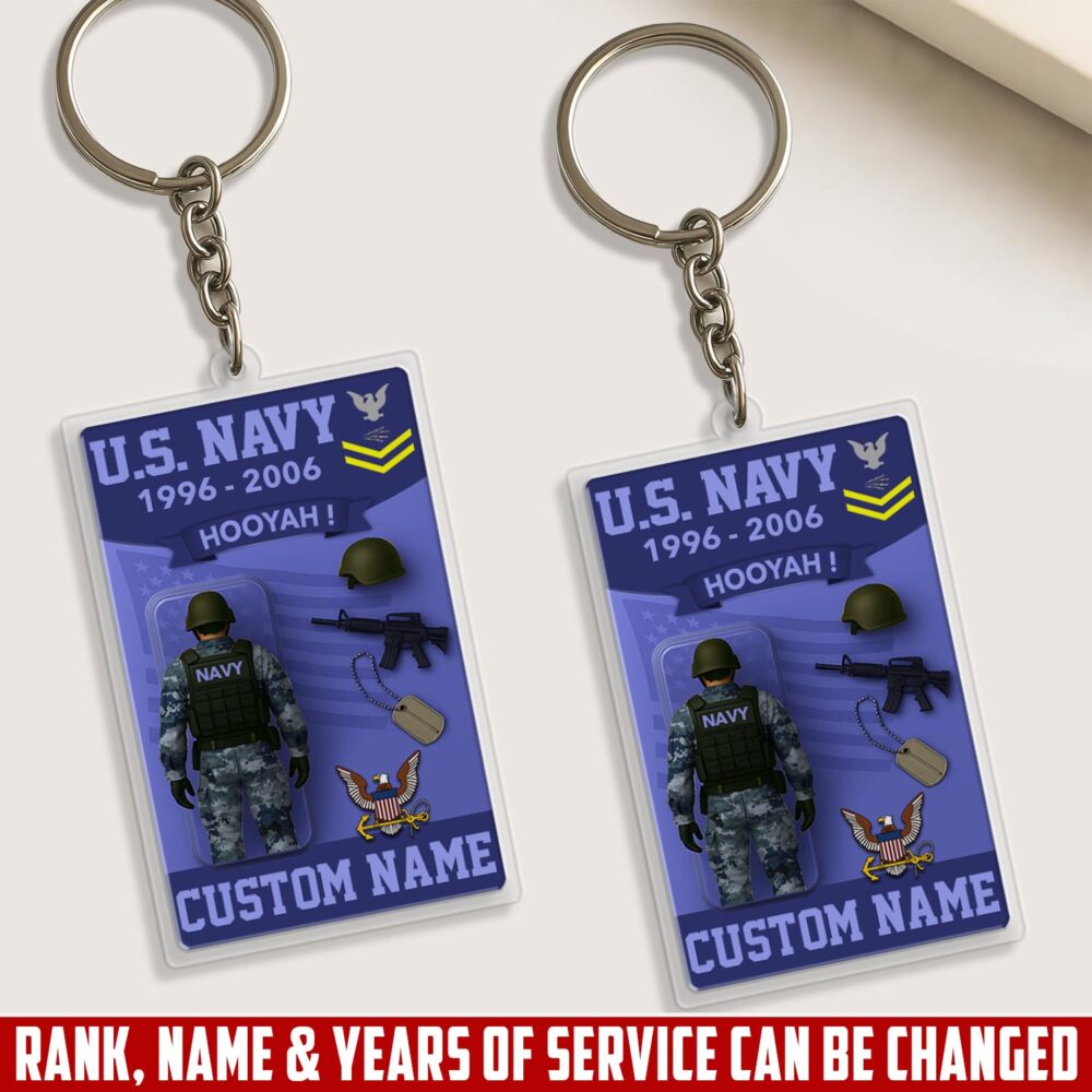 US Navy, Proud To Have Served - Acrylic Keychain