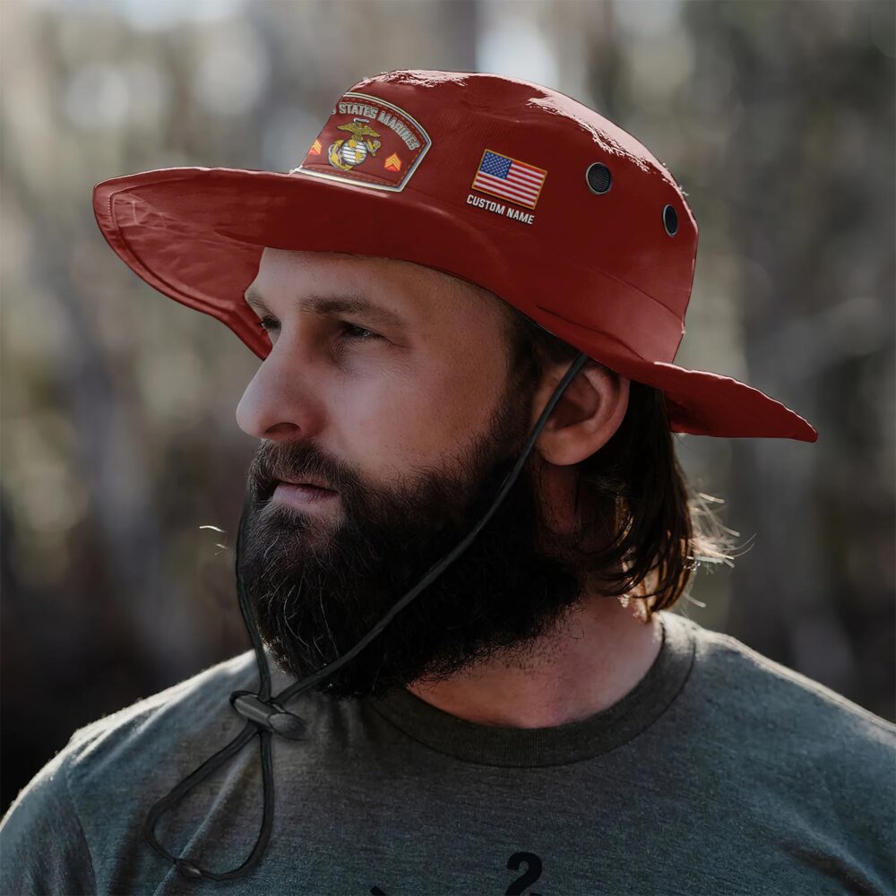 US Marine Corps, No One Fights Alone - Boonie Hat - Image 3