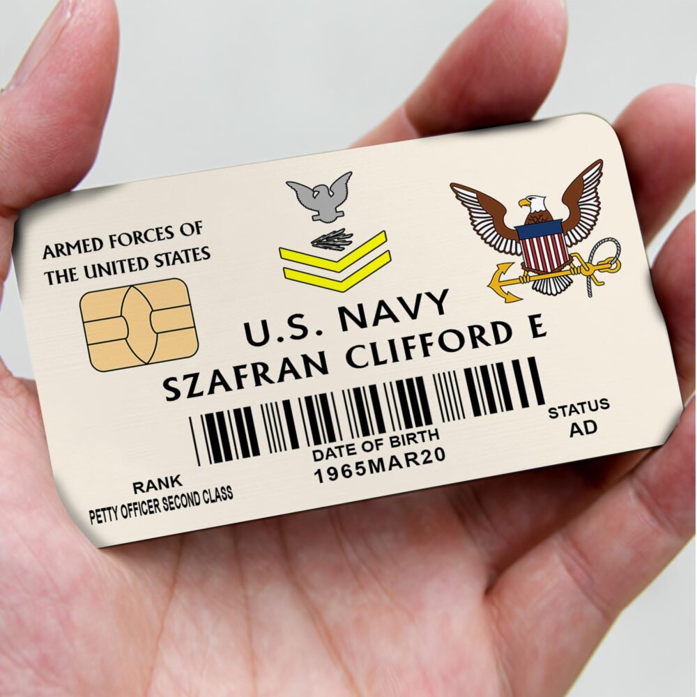 US Navy, Semper Fortis - Printed Metal Card - Image 3
