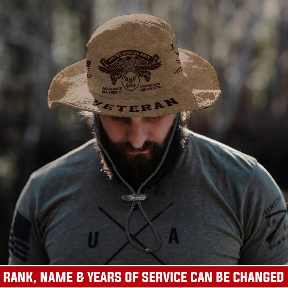 US Navy, Honor, Duty, Service - Boonie Hat