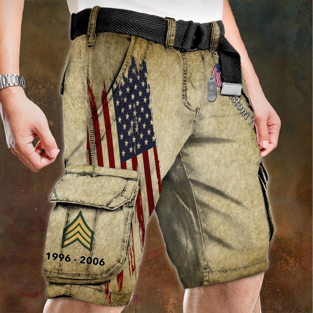 US Army, E 6 Army Specialist - Cargo Shorts (Belt Excluded) - Image 4