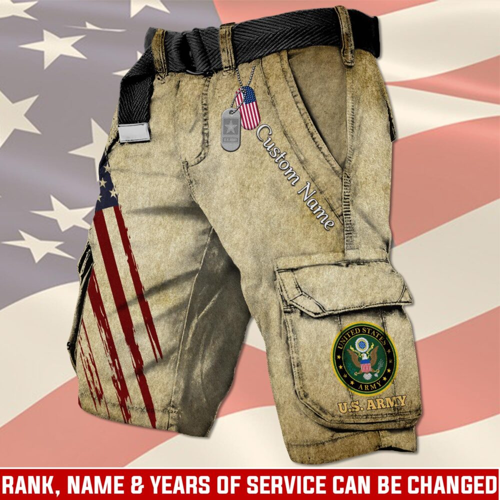 US Army, E 6 Army Specialist - Cargo Shorts (Belt Excluded)