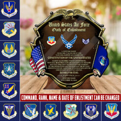 Air Force Command, Duty, Honor, Country - Acrylic Plaque 8x8in