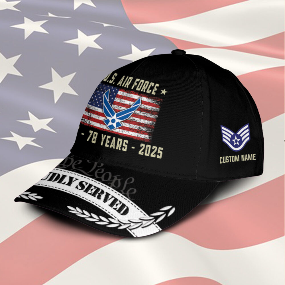 US Air Force, Service Before Self - Classic Cap - Image 2