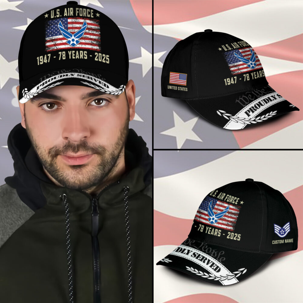 US Air Force, Service Before Self - Classic Cap - Image 3