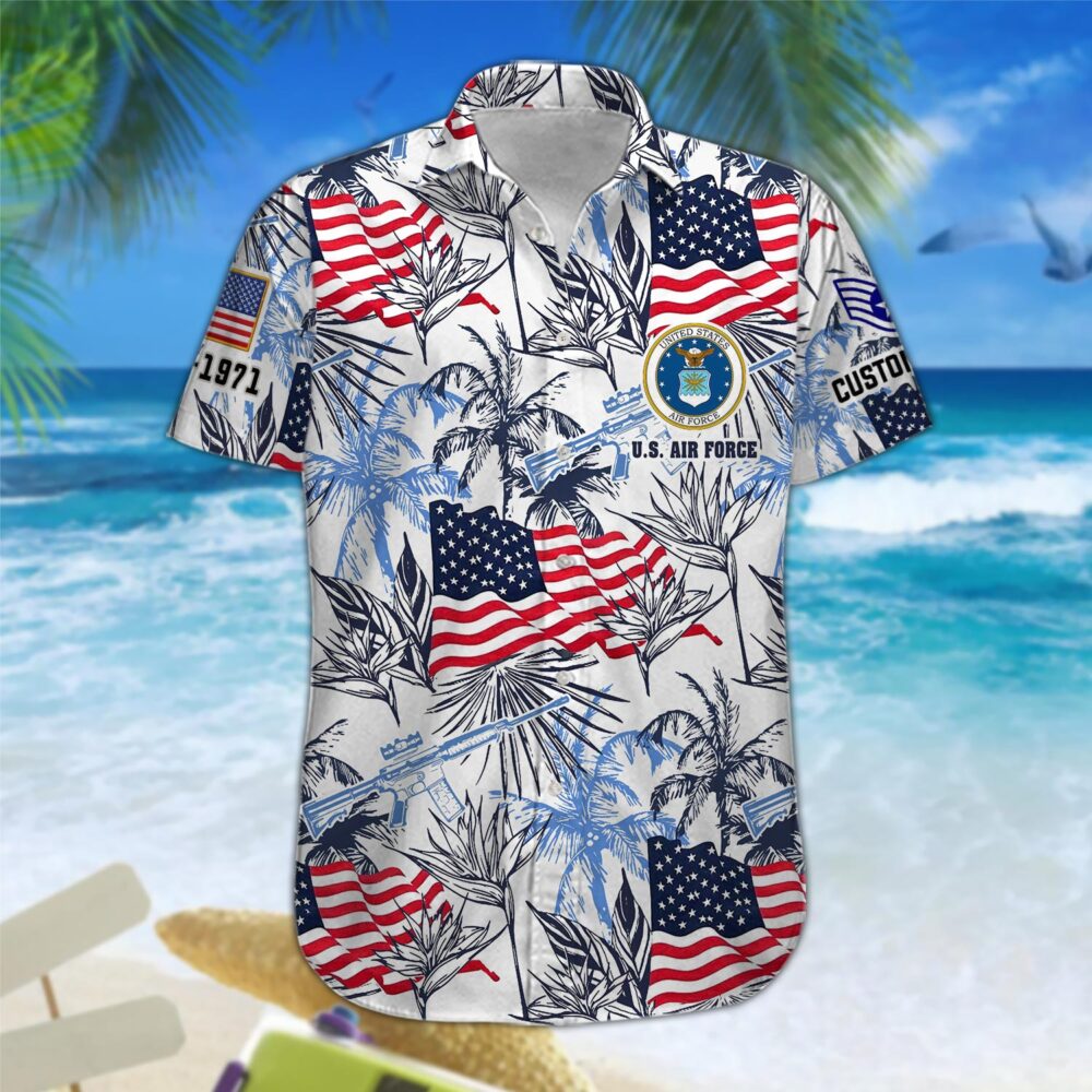 US Air Force , No One Fights Alone - Hawaii Shirt - Image 3