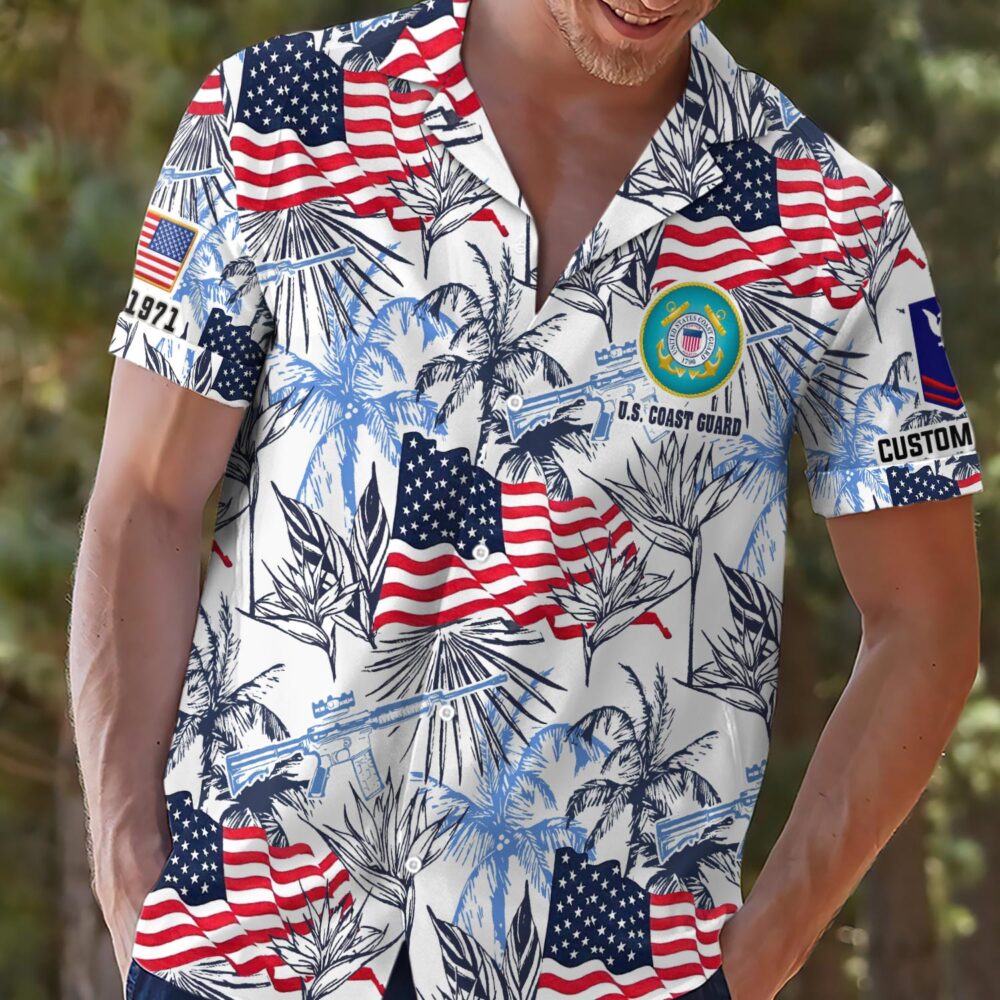 US Coast Guard, Second To None - Hawaii Shirt - Image 2