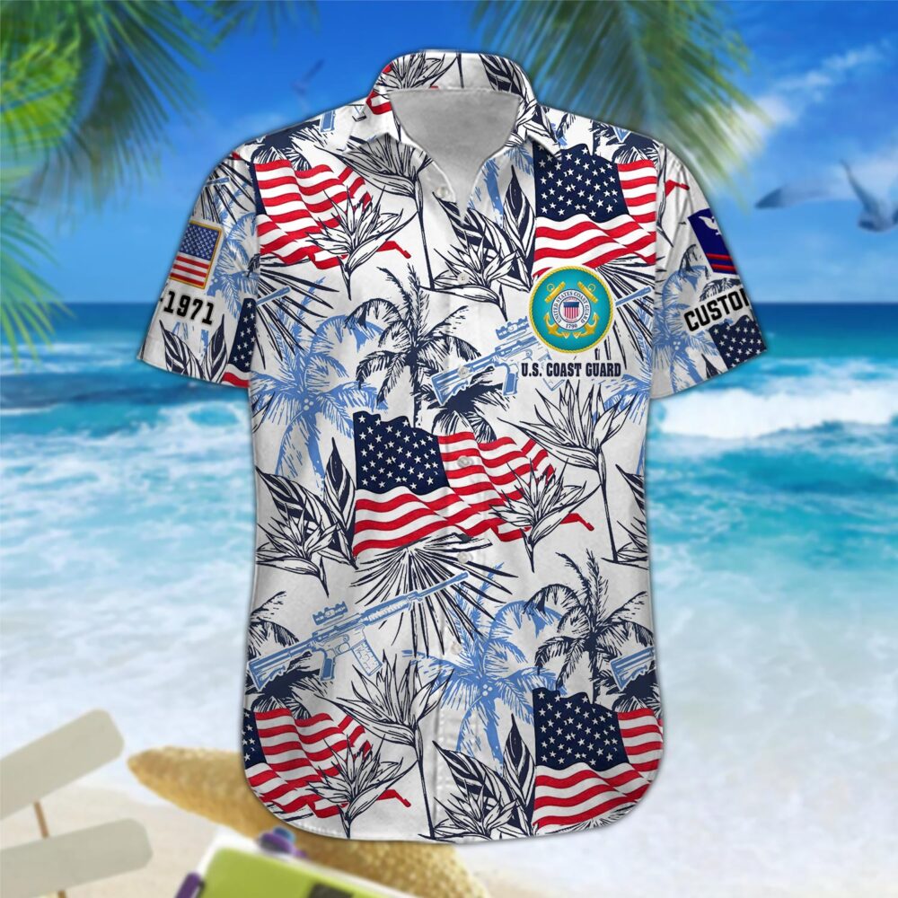 US Coast Guard, Second To None - Hawaii Shirt - Image 3