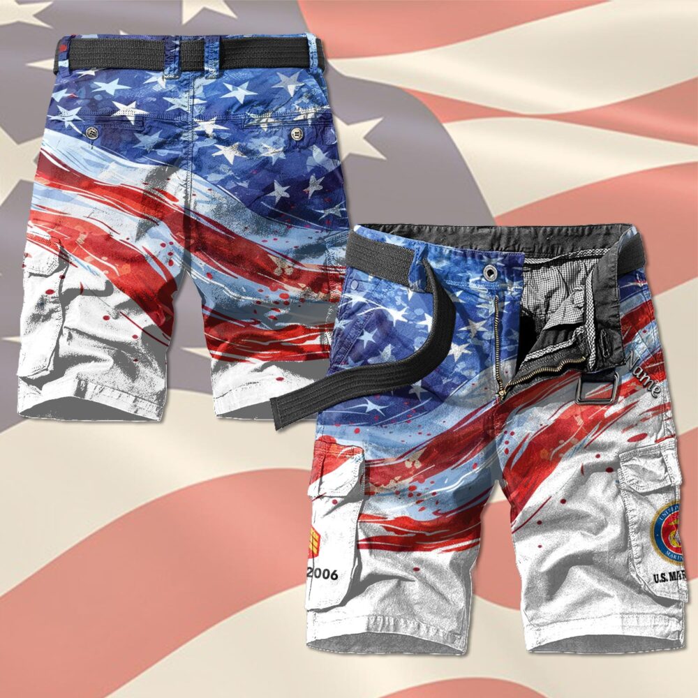 US Marine Corps, E 5 Marines Sergeant - Cargo Shorts (Belt Excluded) - Image 2
