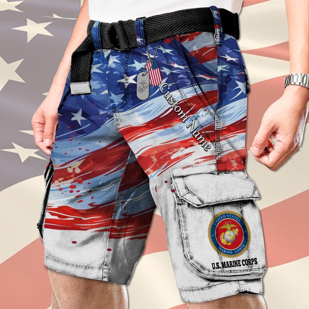 US Marine Corps, E 5 Marines Sergeant - Cargo Shorts (Belt Excluded) - Image 3