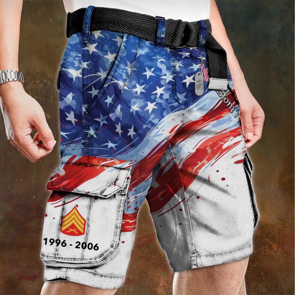 US Marine Corps, E 5 Marines Sergeant - Cargo Shorts (Belt Excluded) - Image 4