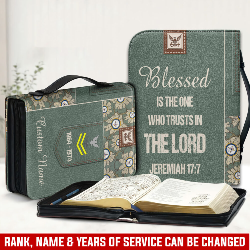 US Navy, Honor, Duty, Service - Bible Cover M