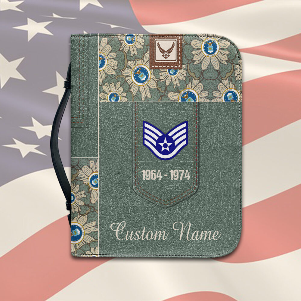 US Air Force , E 6 Air Force Technical Sergeant - Bible Cover 2XL - Image 2