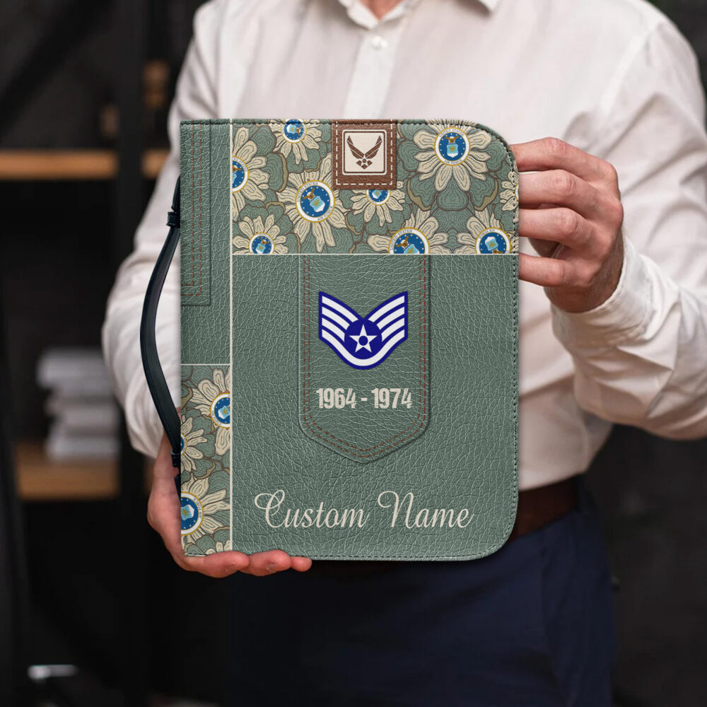 US Air Force , E 6 Air Force Technical Sergeant - Bible Cover 2XL - Image 4