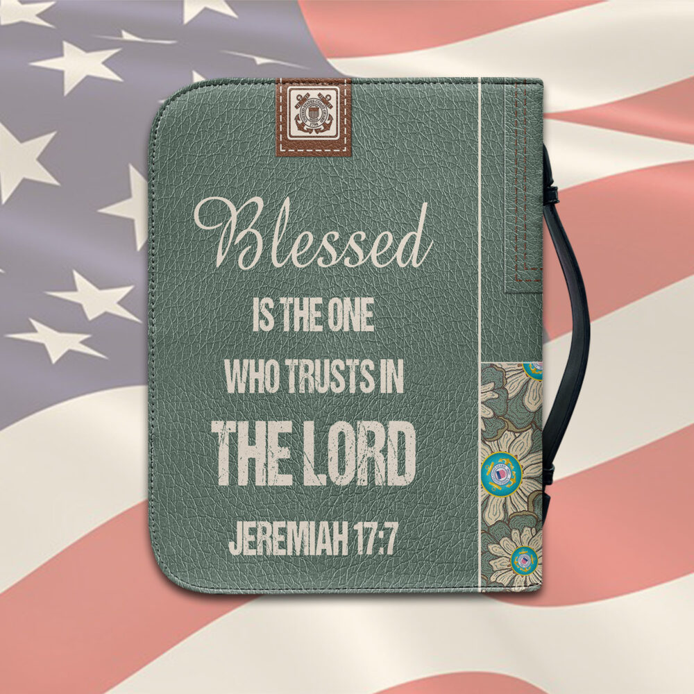 US Coast Guard, American By Birth, Veteran By Choice - Bible Cover 2XL - Image 3