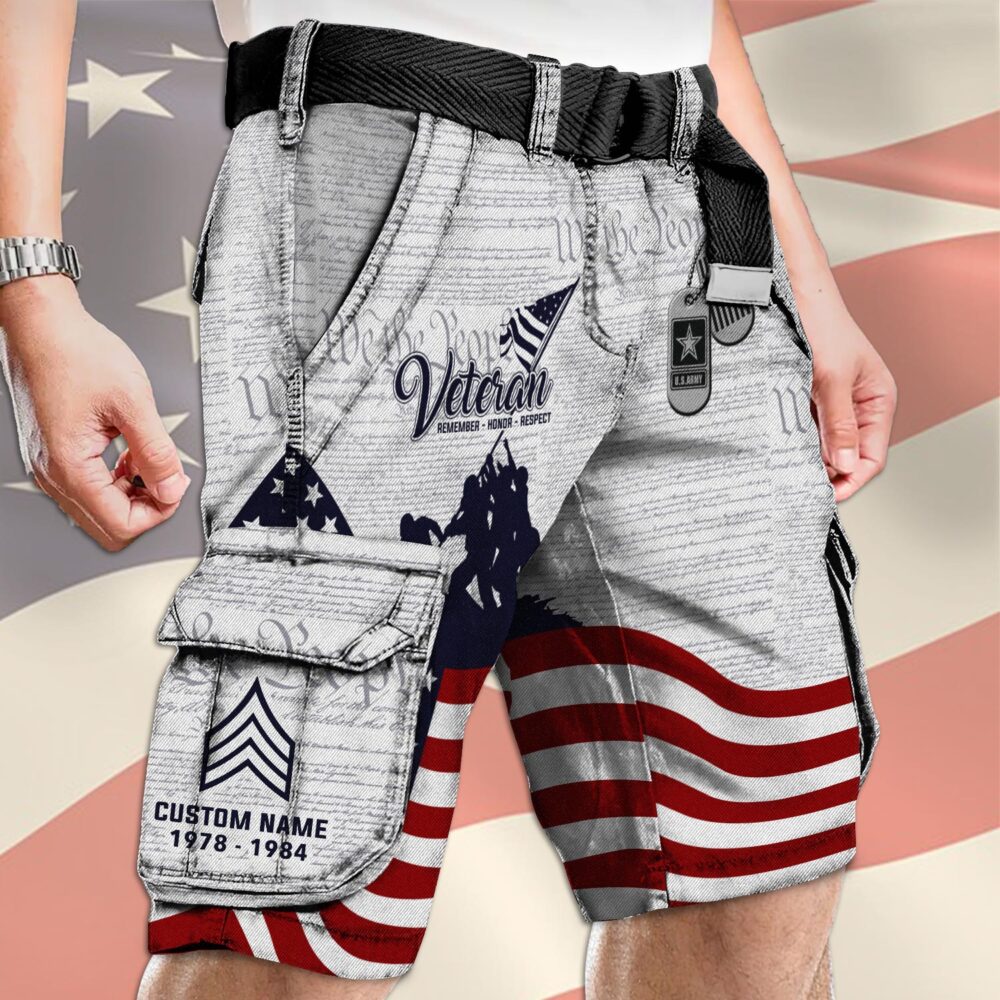 US Army, E 9 Army Sergeant Major - Cargo Shorts (Belt Excluded) - Image 4