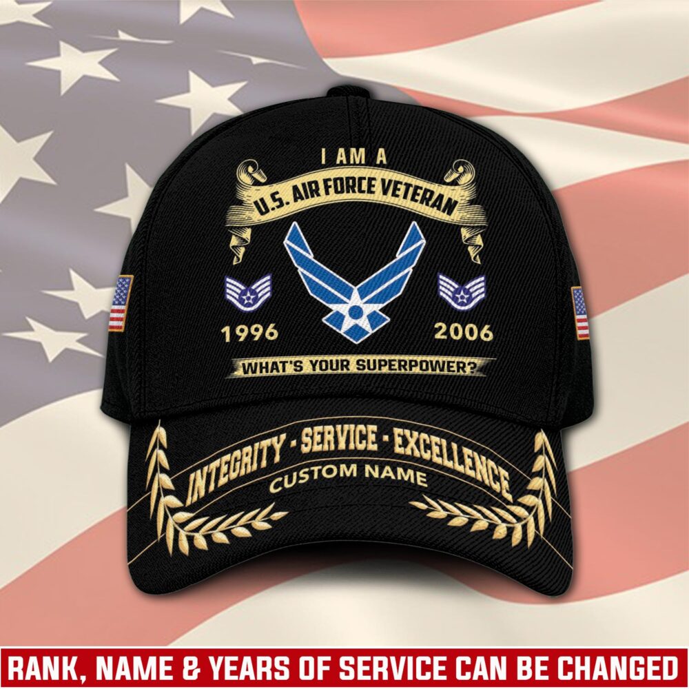 US Air Force, Land Of The Free, Because Of The Brave - Classic Cap