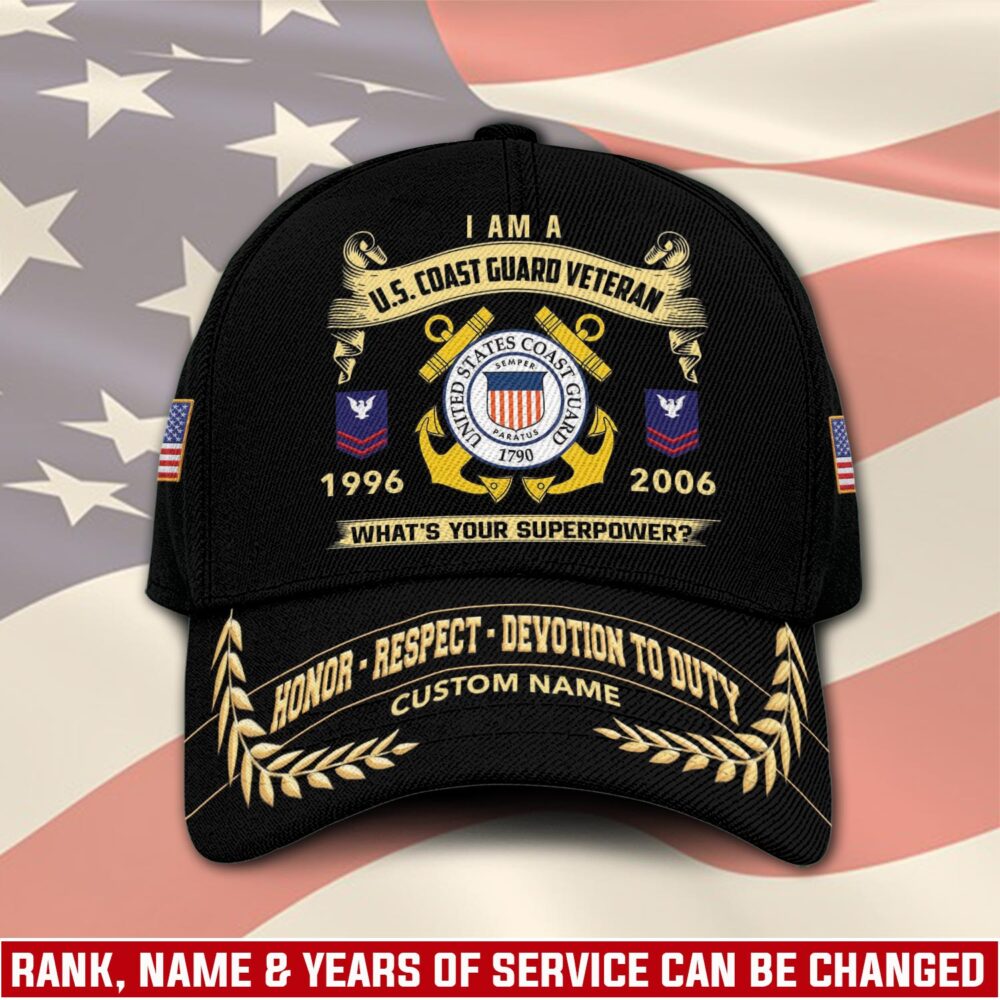 US Coast Guard, Served With Pride - Classic Cap