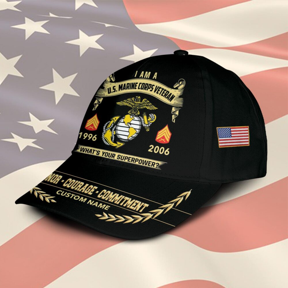 US Marine Corps, O 2 Marines First Lieutenant - Classic Cap - Image 2