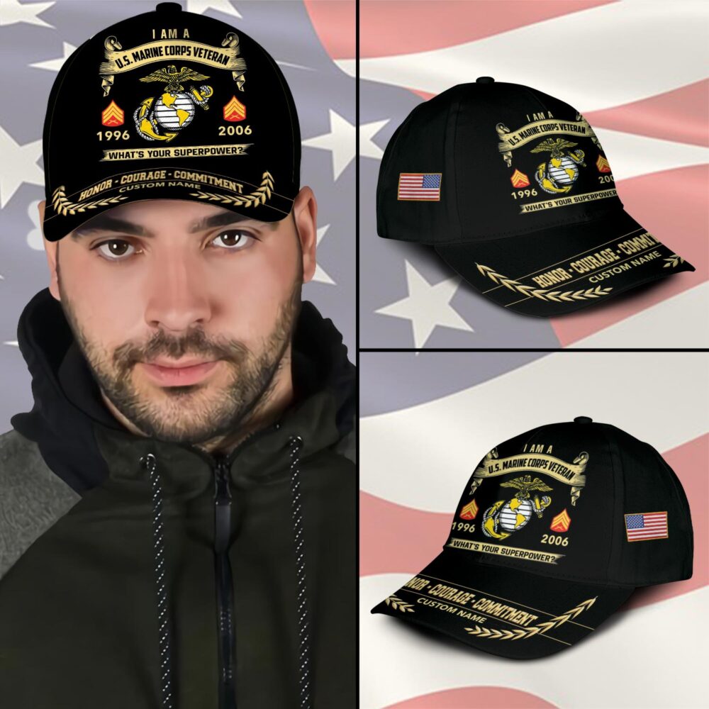 US Marine Corps, O 2 Marines First Lieutenant - Classic Cap - Image 3