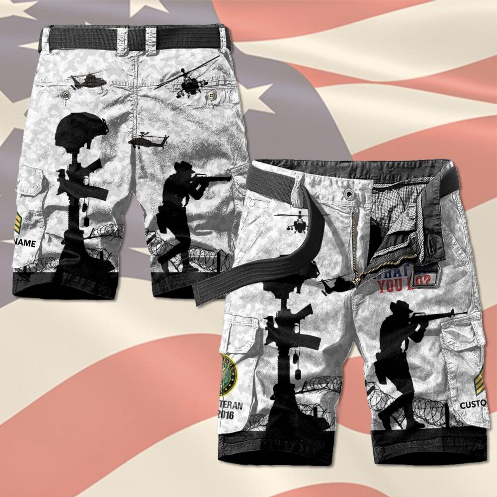 US Army, E 9 Army Sergeant Major - Cargo Shorts (Belt Excluded) - Image 2