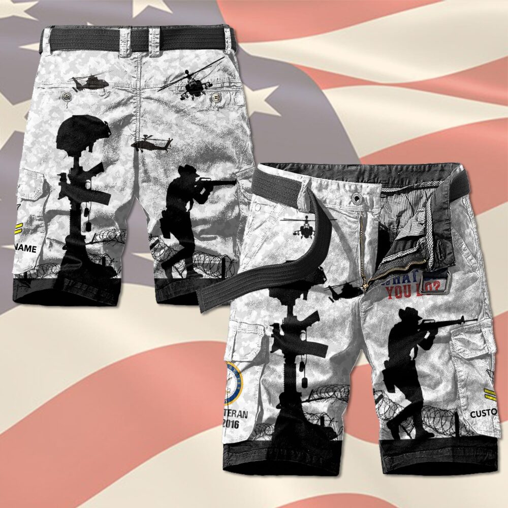 US Navy, Semper Fortis - Cargo Shorts (Belt Excluded) - Image 2
