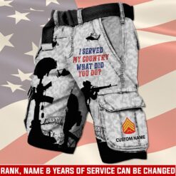 US Marine Corps, First to Fight - Cargo Shorts (Belt Excluded)