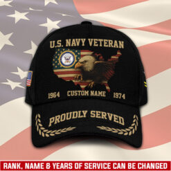 US Navy, E 8 Gold - Classic Cap