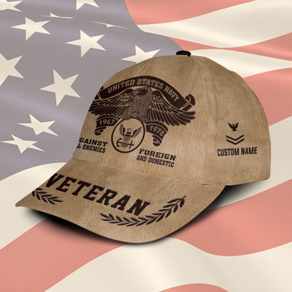 US Navy, E 4 Gold - Classic Cap - Image 2