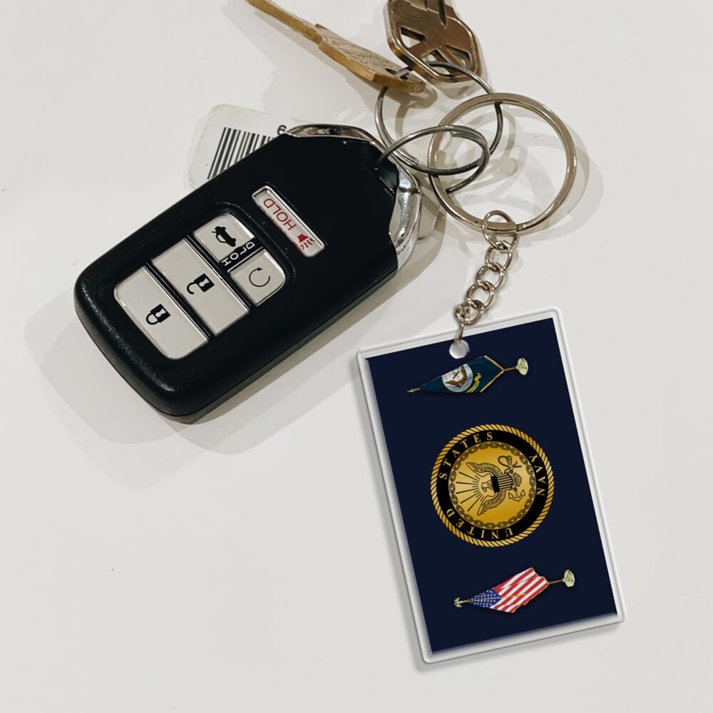 US Navy, Remember - Honor - Respect - Acrylic Keychain - Image 3