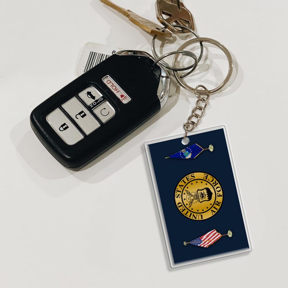 US Air Force, No One Fights Alone - Acrylic Keychain - Image 3