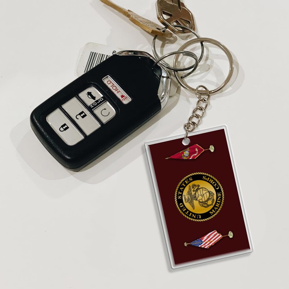 US Marine Corps, E 9 Marines Sergeant Major - Acrylic Keychain - Image 3