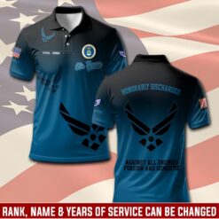 US Air Force , American By Birth, Veteran By Choice - Polo Shirt