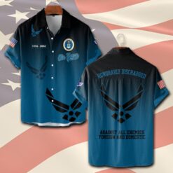 US Air Force , Aim High … Fly-Fight-Win - Short Sleeve Button Shirt