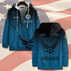 US Air Force , I Walked The Walk - Zip Hoodie