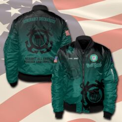 US Coast Guard, E 3 White - Bomber Jacket