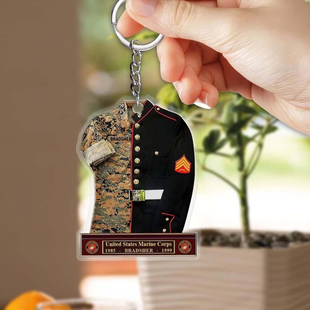 US Marine Corps - Acrylic Keychain - Image 2