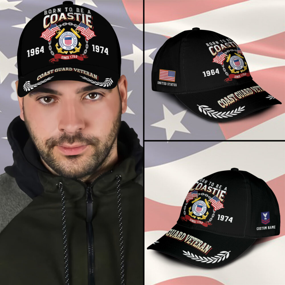 US Coast Guard, E 7 Gold - Classic Cap - Image 3