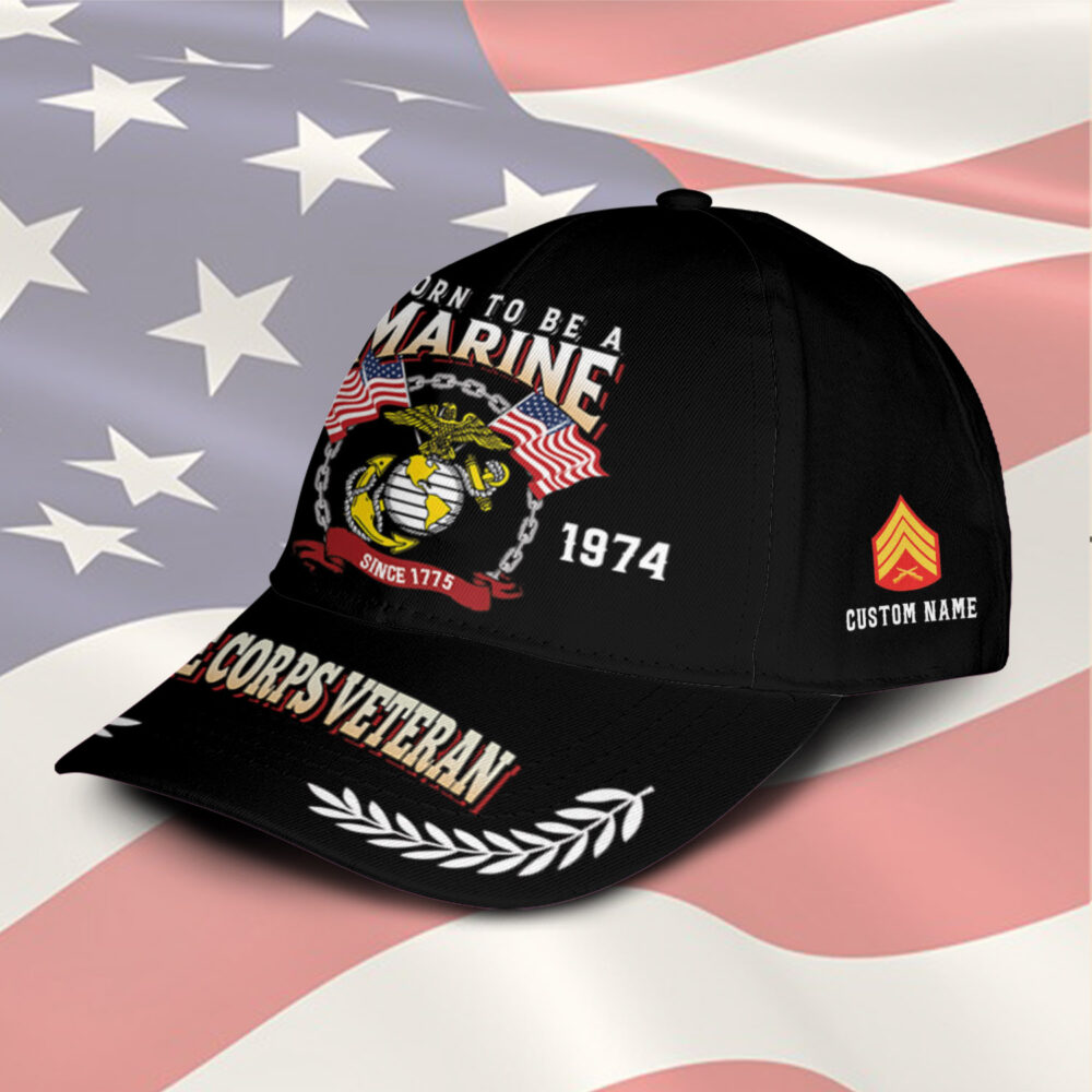 US Marine Corps, E 9 Marines Master Gunnery Sergeant - Classic Cap - Image 2