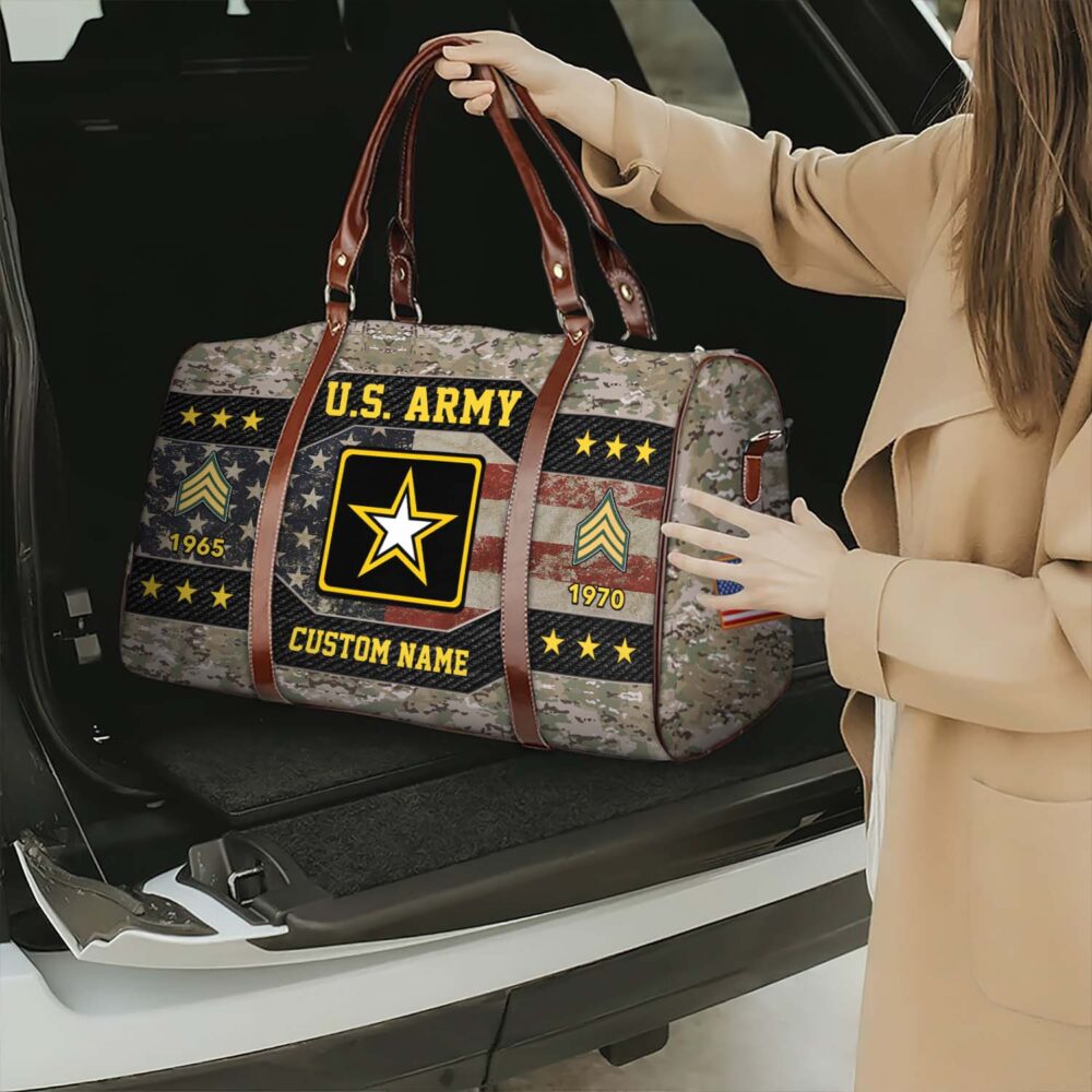 US Army, American By Birth, Veteran By Choice - Travel Bag - Size S: 18 x 8.6 x 10.2 inches - Image 2