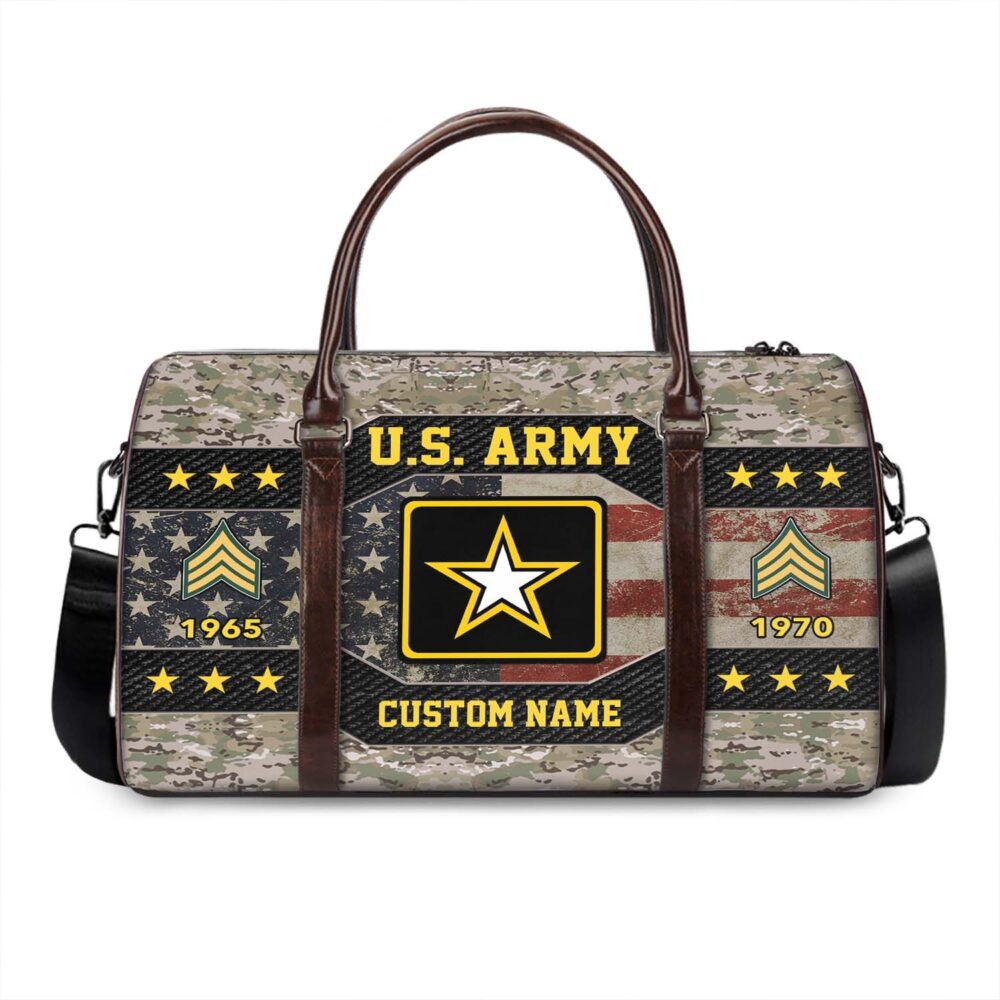 US Army, American By Birth, Veteran By Choice - Travel Bag - Size S: 18 x 8.6 x 10.2 inches - Image 3