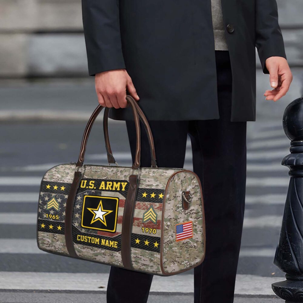 US Army, American By Birth, Veteran By Choice - Travel Bag - Size S: 18 x 8.6 x 10.2 inches - Image 4