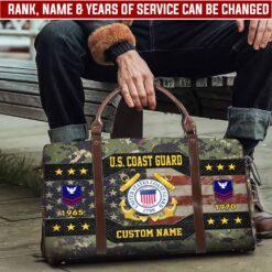 US Coast Guard, E 3 Blue - Travel Bag - Size L: 20.4 x 9.4 x 10.2 inches