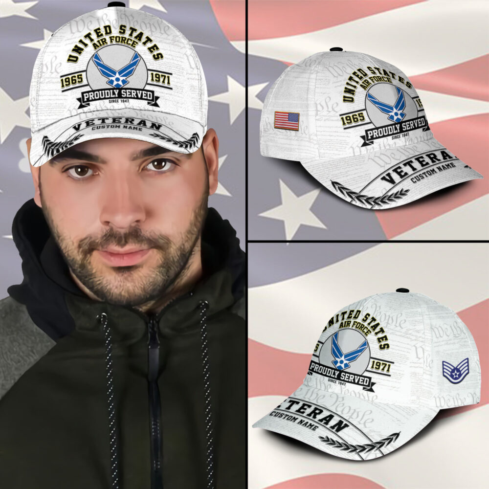 US Air Force, Aim High … Fly-Fight-Win - Classic Cap - Image 3